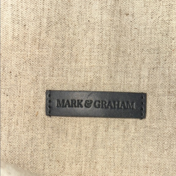 Mark & Graham Black and Tan Fabric Envelope Clutch - Picture 2 of 6